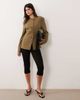 ASOS DESIGN ASOS DESIGN Tailored drummer style jacket in khaki-Green - 1