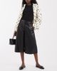 ASOS DESIGN ASOS DESIGN Tailored faux leather high waist culotte pants in black - 1