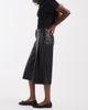 ASOS DESIGN ASOS DESIGN Tailored faux leather high waist culotte pants in black - 2