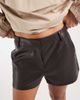 ASOS DESIGN ASOS DESIGN Tailored faux leather micro shorts in brown - 3