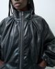 ASOS DESIGN ASOS DESIGN Tailored faux leather track jacket in black - 3