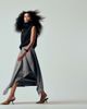 ASOS DESIGN ASOS DESIGN tailored handkerchief hem maxi skirt in heather gray - 1