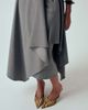 ASOS DESIGN ASOS DESIGN tailored handkerchief hem maxi skirt in heather gray - 3