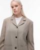 ASOS DESIGN ASOS DESIGN tailored high break point oversized jacket in brown herringbone - 4