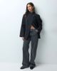 ASOS DESIGN ASOS DESIGN Tailored high neck wrap front blazer in black - 3