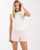 ASOS DESIGN ASOS DESIGN tailored high waist corset seam detailing shorts in pink - 1