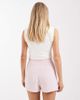 ASOS DESIGN ASOS DESIGN tailored high waist corset seam detailing shorts in pink - 2