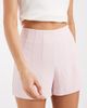 ASOS DESIGN ASOS DESIGN tailored high waist corset seam detailing shorts in pink - 3