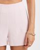 ASOS DESIGN ASOS DESIGN tailored high waist corset seam detailing shorts in pink - 4
