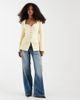 ASOS DESIGN ASOS DESIGN tailored linen button up vest in chocolate-Yellow - 2