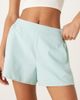 ASOS DESIGN ASOS DESIGN tailored linen look shorts in blue - part of a set - 4