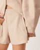 ASOS DESIGN ASOS DESIGN tailored linen look shorts in brown - part of a set - 3