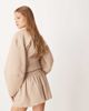 ASOS DESIGN ASOS DESIGN tailored linen look shorts in brown - part of a set - 4