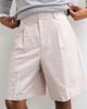 ASOS DESIGN ASOS DESIGN tailored linen rich bermuda shorts in dusty pink - 2