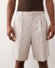 ASOS DESIGN ASOS DESIGN tailored linen rich bermuda shorts in stone-Neutral - 2