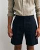 ASOS DESIGN ASOS DESIGN tailored linen rich regular shorts in black - 4