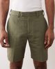 ASOS DESIGN ASOS DESIGN tailored linen rich regular shorts in olive green - 3