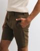 ASOS DESIGN ASOS DESIGN tailored linen rich slim shorts in dark brown - 2