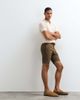 ASOS DESIGN ASOS DESIGN tailored linen rich slim shorts in dark brown - 3