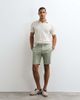 ASOS DESIGN ASOS DESIGN tailored linen rich slim shorts in sage green - 1