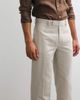 ASOS DESIGN ASOS DESIGN tailored linen rich straight leg pants in stone-Neutral - 4