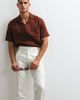 ASOS DESIGN ASOS DESIGN tailored linen rich straight leg pants in white - 1