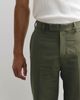 ASOS DESIGN ASOS DESIGN tailored linen rich tapered pants in olive green - 4