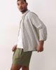 ASOS DESIGN ASOS DESIGN tailored linen rich wide shorts in olive green - 4