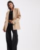 ASOS DESIGN ASOS DESIGN Tailored loose fit blazer in sand-Neutral - 1
