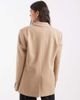 ASOS DESIGN ASOS DESIGN Tailored loose fit blazer in sand-Neutral - 4