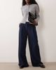ASOS DESIGN ASOS DESIGN Tailored low rise menswear inspired pants in navy - 1