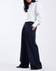 ASOS DESIGN ASOS DESIGN tailored low rise wide leg pants with asymmetric waistband in navy - 2