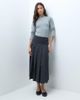 ASOS DESIGN ASOS DESIGN tailored maxi kilt with belt detail in gray - 1