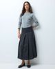 ASOS DESIGN ASOS DESIGN tailored maxi kilt with belt detail in gray - 4