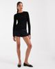 ASOS DESIGN ASOS DESIGN Tailored micro shorts in navy striped print - 2