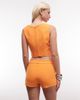 ASOS DESIGN ASOS DESIGN Tailored micro shorts in orange - 4