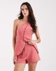 ASOS DESIGN ASOS DESIGN tailored micro shorts in terracotta-pink - 1
