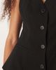 ASOS DESIGN ASOS DESIGN tailored molded vest in black - 3