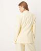 ASOS DESIGN ASOS DESIGN tailored nipped waist blazer with cutaway hem in buttermilk-White - 4