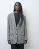 ASOS DESIGN ASOS DESIGN tailored oversized blazer in black in mono dogtooth-MULTI - 2