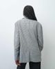 ASOS DESIGN ASOS DESIGN tailored oversized blazer in black in mono dogtooth-MULTI - 4