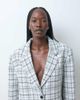 ASOS DESIGN ASOS DESIGN tailored oversized blazer in winter white plaid - 4