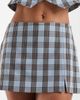 ASOS DESIGN ASOS DESIGN tailored pelmet mini skort in plaid-Blue - 4