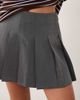 ASOS DESIGN ASOS DESIGN Tailored pleated mini skirt in charcoal-Gray - 2