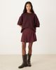 ASOS DESIGN ASOS DESIGN tailored pleated mini skirt in dark cherry - 2
