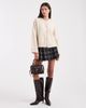 ASOS DESIGN ASOS DESIGN tailored pleated mini skirt in navy plaid-Multi - 2