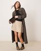 ASOS DESIGN ASOS DESIGN tailored pleated mini skirt in stone-Neutral - 4