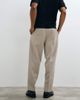 ASOS DESIGN ASOS DESIGN tailored pleated oversized tapered pants in stone microtexture-Neutral - 2