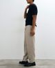ASOS DESIGN ASOS DESIGN tailored pleated oversized tapered pants in stone microtexture-Neutral - 3