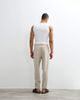 ASOS DESIGN ASOS DESIGN tailored pleated oversized tapered pants with rolled cuffs in ecru-Neutral - 4